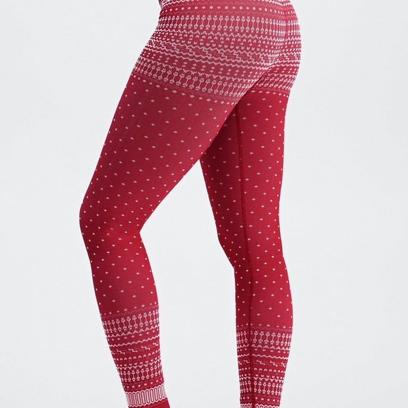 Seamless Fair Isle Leggings Holly 